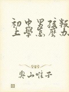 初中男孩叛逆不上学怎么办