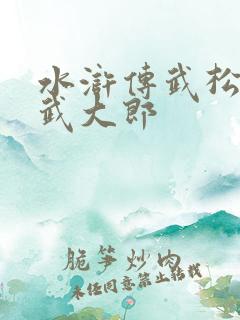 水浒传武松告别武大郎