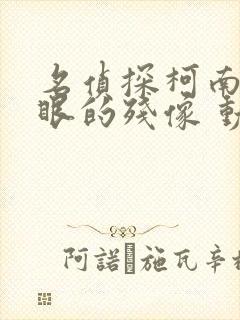 名侦探柯南:独眼的残像 动画片