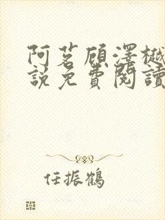 阿茗顾泽樾的小说免费阅读