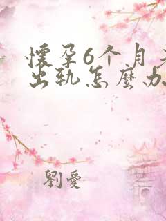 怀孕6个月老公出轨怎么办
