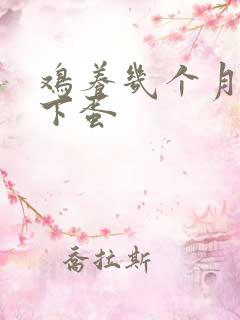 鸡养几个月开始下蛋