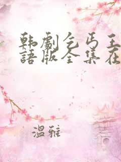 韩剧乞丐王子国语版全集在线观看