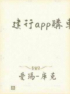 建行app购车