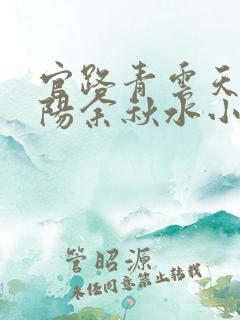 官路青云天骄叶阳余秋水小说