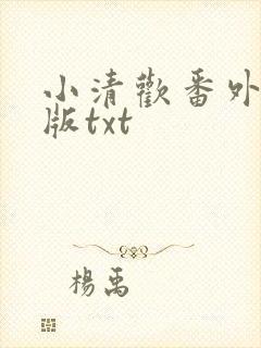小清欢番外完整版txt