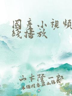 国产小视频 在线播放