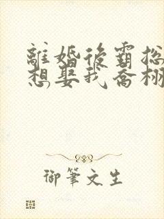 离婚后霸总天天想娶我乔栩