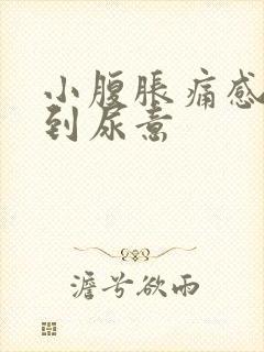 小腹胀痛感觉不到尿意