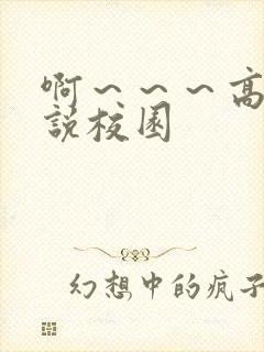 啊～～～高潮小说校园
