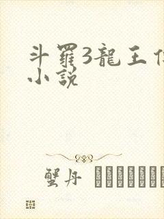 斗罗3龙王传说小说