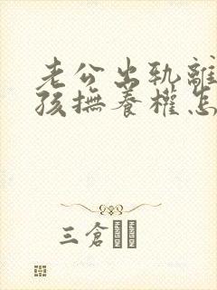 老公出轨离婚小孩抚养权怎么判定