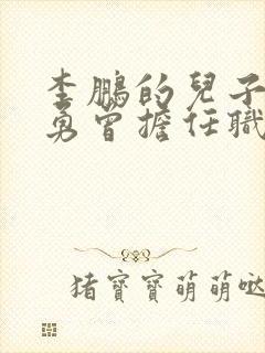 李鹏的儿子李小勇曾担任职务