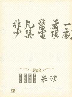 非凡医者一共多少集电视剧