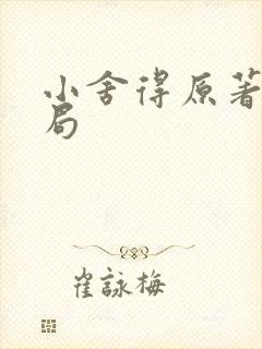 小舍得原著大结局