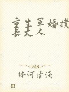 重生军婚扑倒首长大人