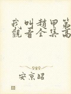 我叫赵甲第免费观看全集高清版