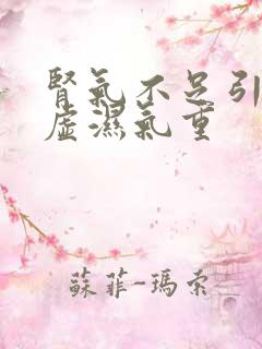 肾气不足引起脾虚湿气重