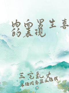 内向男生喜欢你的表现