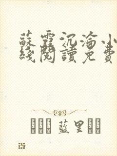 苏霞沉沦小说在线阅读免费全文下载