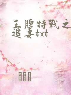 王牌特战之权少追妻txt