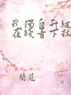 我独自升级漫画在线看下拉式