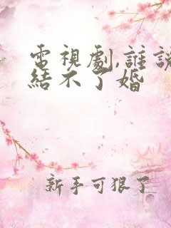 电视剧,谁说我结不了婚