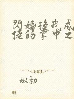 闪婚后我成了大佬的掌中之物6.9