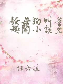骚母狗叫爸爸笔趣阁小说免费阅读