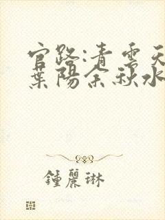 官路:青云天骄叶阳余秋水全本阅读
