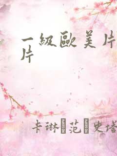 一级欧美片日韩片