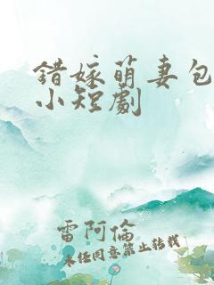 错嫁萌妻包甜的小短剧