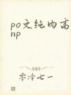 po文纯肉高hnp