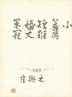 军婚短篇小说甜宠文推荐