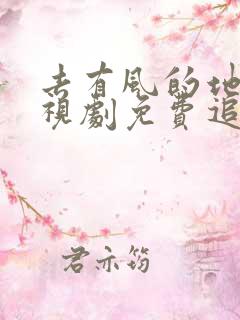 去有风的地方电视剧免费追剧网