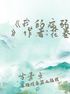 《我的病弱老婆》作者:花卷