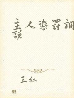 主人惩罚调教小说