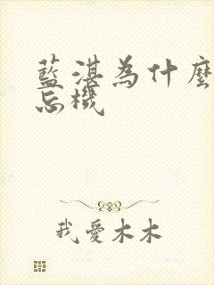 蓝湛为什么叫蓝忘机