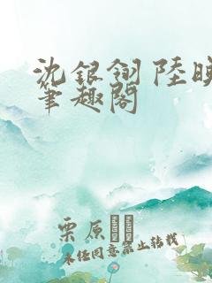 沈银翎 陆映 笔趣阁