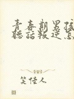 青春期男孩子不听话叛逆怎么应对