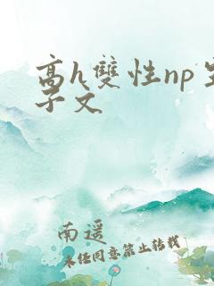高h双性np生子文