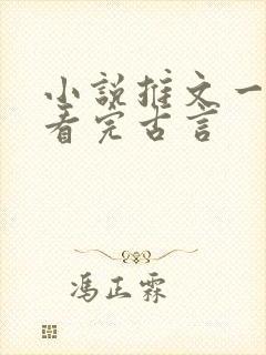 小说推文一口气看完古言