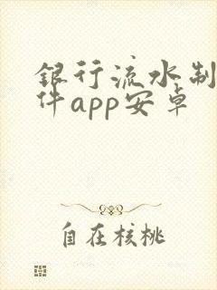 银行流水制作软件app安卓