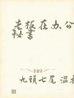老板在办公室和秘书