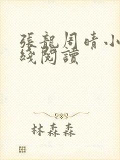 张龙周晴小说在线阅读