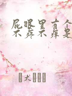 屁眼里有个疙瘩不疼不痒是什么