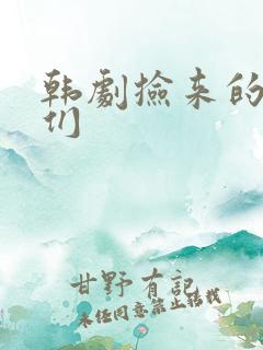 韩剧捡来的女人们