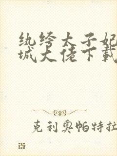 纨绔太子妃是京城大佬下载txt下