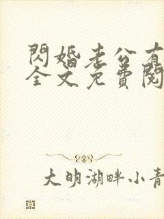 闪婚老公有点甜全文免费阅读