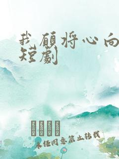我愿将心向明月短剧
